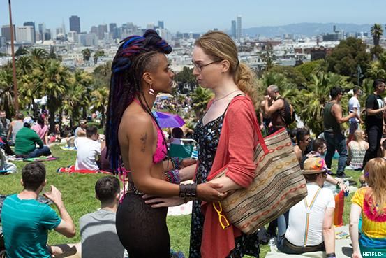 Interracial Lesbian Encounter